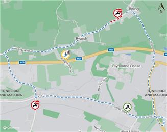 Ryarsh Road Closure 17th February 2025